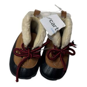 Carter’s Baby Boy Duck Fleece Lined Soft scrub Shoes. Size 3-6 Months. NWT.